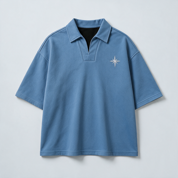 Parallax polo tee, front