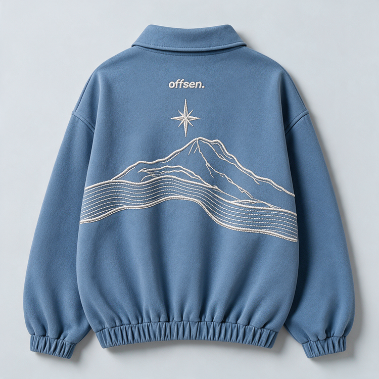 Moth artwork on the Nocturne hoodie