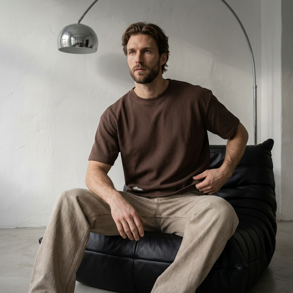 Essential Boxy Tee / Brown
