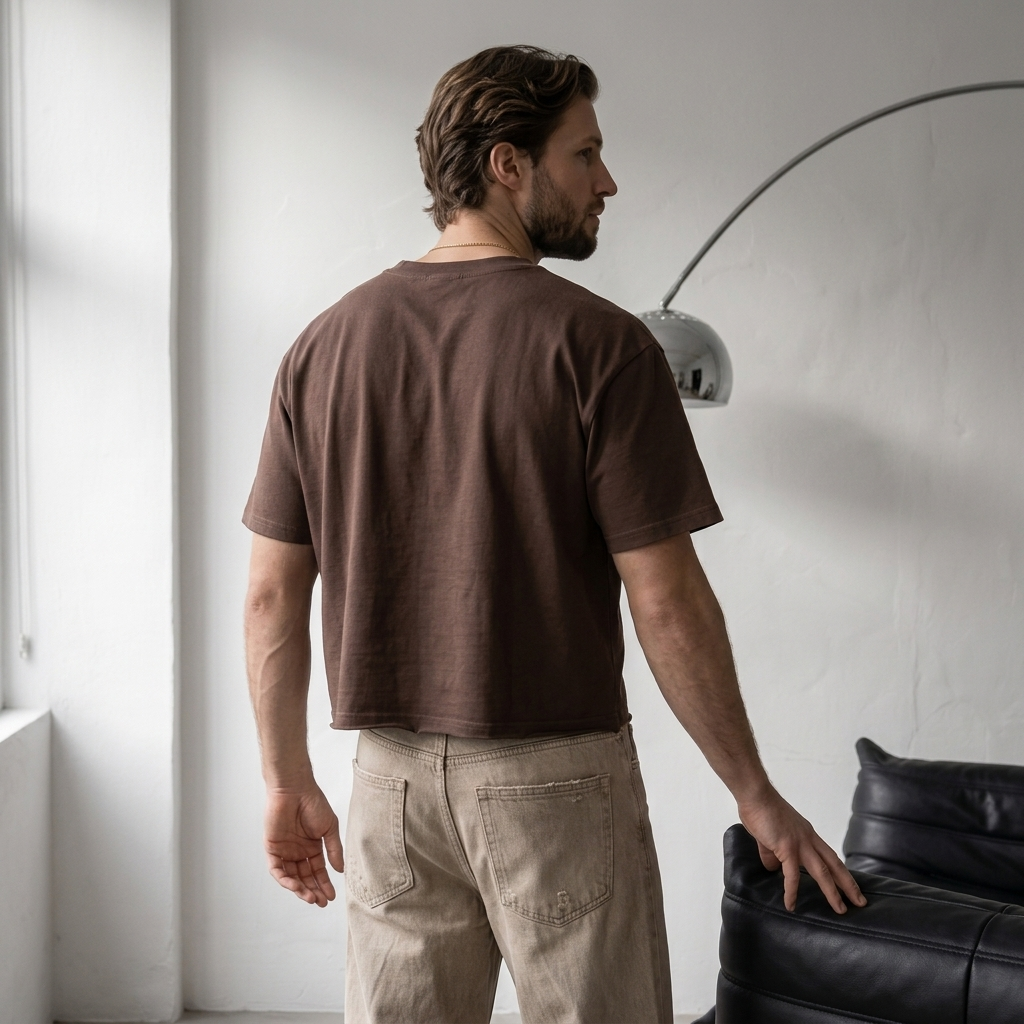 Essential Boxy Tee / Brown