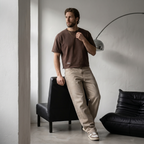 Essential Boxy Tee / Brown