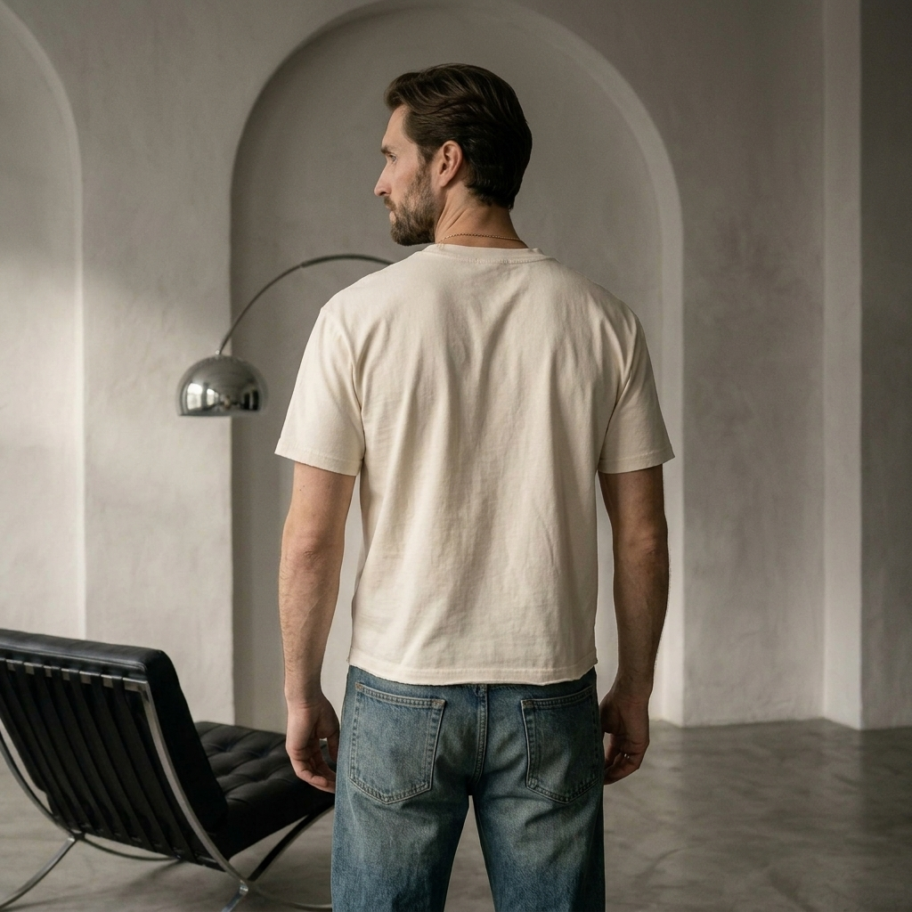 IVORY BOXY TEE