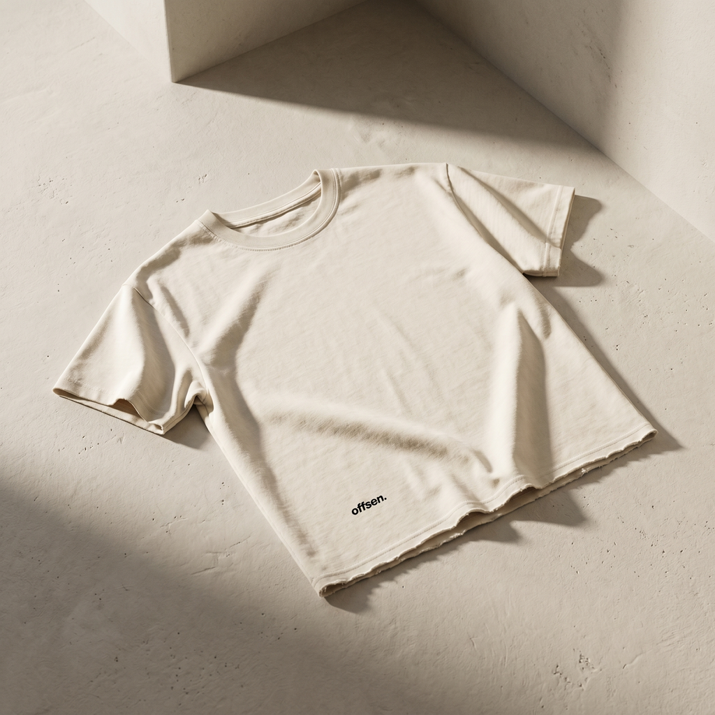 IVORY BOXY TEE