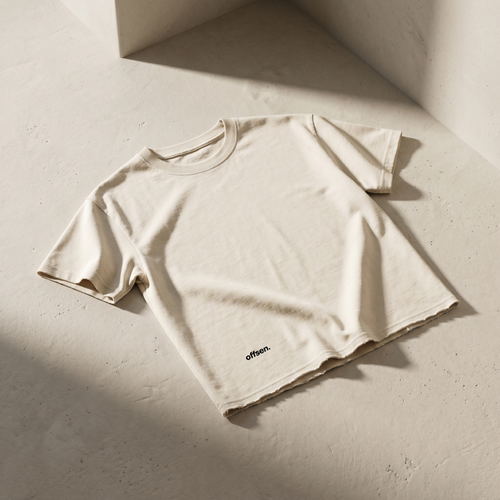 IVORY BOXY TEE