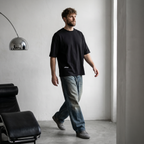 OFFSEN. — Oversized Tee / Black