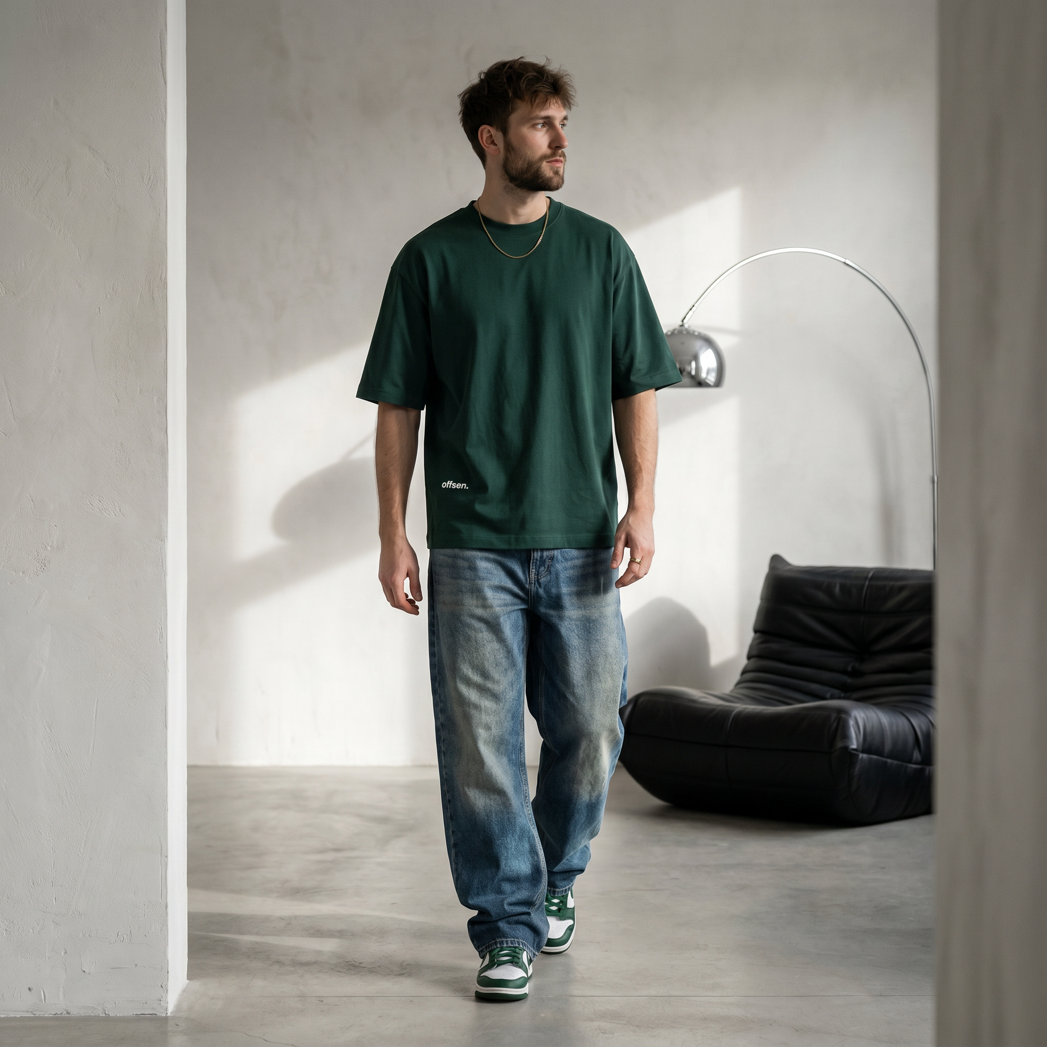 MOSS TEE---- Forest Green