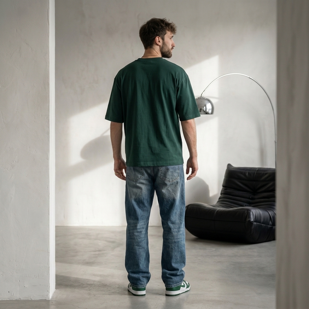 MOSS TEE---- Forest Green